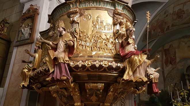 Završeni višegodišnji radovi na obnovi barokne propovjedaonice iz ludbreške župne crkve Presvetog Trojstva